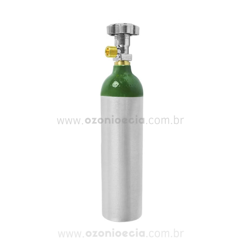 Kit Cilindro de Oxigênio 1L e Fluxômetro Regulador Click